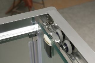 Душевой уголок BelBagno UNO-AH-1-110/80-P-Cr хром